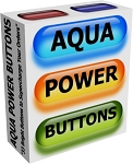 Aqua Power Buttons - PLR